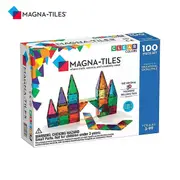 Magna-Tiles 彩色透光磁力積木100片【佳兒園婦幼館】