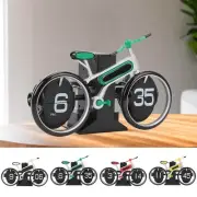 Flip Clock Bike Shaped Auto Flip Desk With Large Number Battery Powered Flip