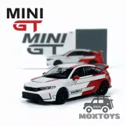 MINI GT 1:64 Civic Type R #2 2023 Pace Car White Diecast Model Car