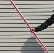 SUMAG Appearing Big Straw - 1.25 m/4.1 ft Magic Tricks Empty Bag Appear Straw Magic Magician Stage Street Bar Illusions Gimmick Props Comedy (Red)