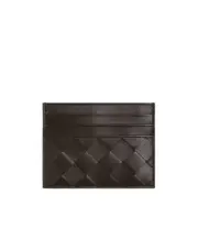 Intrecciato Credit Card Case One size Fondant
