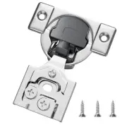 HOSOM 50 Pack Soft Close Cabinet Hinges, 1/2" Overlay Soft Close Hinges for K...