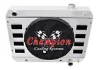 RC 3 Row Radiator,16" Fan,Flap Shroud-1963-1965 Chevy Chevy II Nova Factory V8