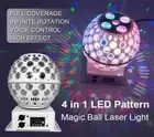 Crystal Magic Ball W/ Laser LED Party Lights (MS71) RGB Sound DMX Control Light