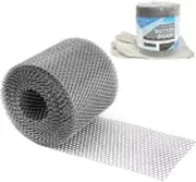 Gutter Guard 5 Inch, 304 Stainless Steel Gutter Sceen Mesh Roll, Leaf Filter Gut