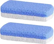 WOONEKY 2Pcs Foot Scrubber Pumice Callus Remover Dead Skin Exfoliator Comfortable Tools for Smooth Feet Care Durable Skin Friendly Design