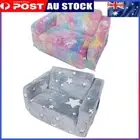 2 in 1 Kids Sofa Chair Star Glow in The Dark Toddler Couch for Playroom Bedroom