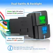 For Toyota 4Runner Sequoia 2010+ LED Light Bar & Spot Light Push Button Switch