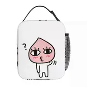 c516 Funky Apeach Lunch Bags Insulated Lunch Tote Waterproof Bento Box Resuable Picnic Bags for Woman Work Children School k516