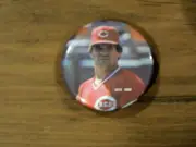 PETE ROSE 1980's PINBACK 2" BUTTON REDS LEGEND HIT KING