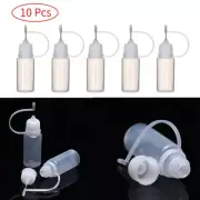 10x Plastic Needle Tip Glue Dropper Liquid Bottles Applicator Quilling Painting