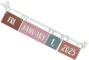 DOITOOL 1Set Classroom Flip Calendar Bulletin Board Set Multiyear Decorative Planner Easy Installation for Classroom Home Decor Aesthetic Educational Resource