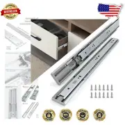 Heavy-Duty 18-Inch Drawer Slides with Soft Close Mechanism - 10 Pairs Included