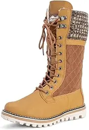 [POLAR] Products Womens Winter Thermal Snow Outdoor Warm Mid Calf Waterproof Durable Boot