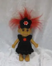 Made to fit your 7" TRACEY TROLL, Clothes #04 Crochet Dress & Flower Headband
