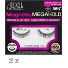 2x Ardell False Eyelashes Magnetic Megahold Black Lashes 052 New Sealed