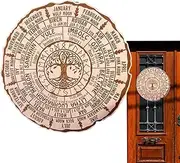 Calendar | Wheel of the Year Calendar | Wheel of the Year Ornament for Sabbats Pagan Witch Christmas Decor