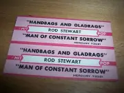 2 Rod Stewart Handbags And Gladrags / Man Of Constant Sorrow Jukebox Title Strip