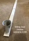 Portable Air Conditioner Window Slide Kit+Adaptor Gob Sliding Door 15cmx2.4M
