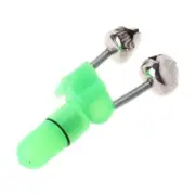 1pc LED Light Night Fishing Rod Tip Red Twin Bells Fish Bait Alarm