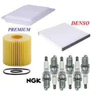 Tune Up Kit Filters Spark Plugs For TOYOTA SIENNA V6 3.5L 2007-2010