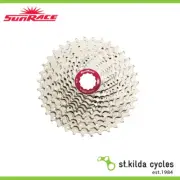 Sunrace Bike Cassette - 11 Speed - 11 - 32T - Alloy Spider - Silver