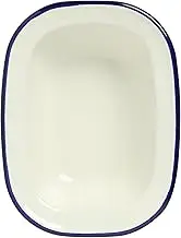 Wiltshire Enamel Oblong Pie Dish, 200 ml Capacity, Blue
