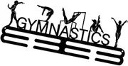 Vaveren Medal Hanger, Gymnastics Award Hook Display, Sturdy Wall Mounted Shelf, Iron Athletic Medal Hanging Rack,