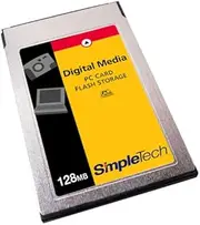 SimpleTech STI-ATAFL/128 128MB ATA Flash PC Card