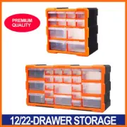 Tool Storage Bin Parts Organizer Drawers Cabinet Box Chest Plastic With Dividers