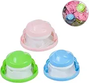SUPVOX Washing Machine Hair Catcher 3 Pack Mesh Filter Bag Laundry Easy to Use Mesh Pouch Random Color