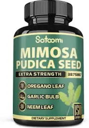 Pure Mimosa Pudica Seed Extract Capsules - Extra 6 Essential Ingredients Equival