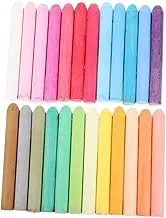COHEALI 48pcs Set Washable Colored Sidewalk Chalk Set for Bright Dustless Chalk for Outdoor Games Classroom and Creative Drawing Activities