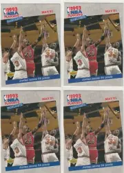 4 MICHAEL JORDAN 1993-'94 UPPER DECK 1993 NBA PLAYOFF HIGHLIGHTS