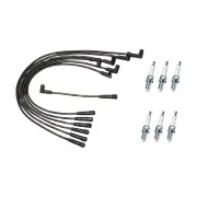 Bosch Ignition Leads + 6 x Denso TT Spark Plugs for Ford Fairmont EB ED 4.0L