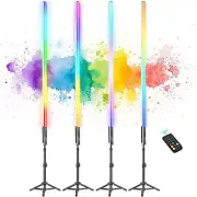 zhongyihai 4 pack Led light wand with tripod MOOD1 85cm tripod