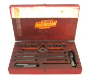 Vintage Blue Point Tap & Die Set - Snap-On Tools Corp. Red Wood Box, Complete