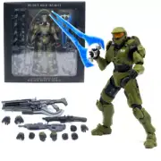 Halo 3 Master Chief Green Spartan 18cm Action Figure Collection Model PVC Toy