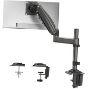 Single Monitor Arm, Adjustable Desk Mount for 13-34 inch Screens, Holds