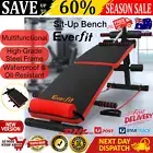 Adjustable Sit Up Bench Press Weight Gym Home Exercise Fitness Workout Portable
