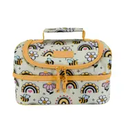 Sachi Style 235 Insulated Double Decker Lunch Bag - Busy Bees