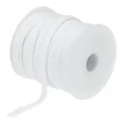 1/4 Inch Double Fold Bias Tape Continuous Bulk Bias Tape (White 25 Yards)