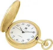 [CHARLES-HUBERT PARIS] Charles Hubert 3842 Gold-Plated Mechanical Pocket Watch, Gold, Mechanical