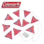 【美國 COLEMAN】暖色光LED串燈.電子燈.彩色氣氛燈.三角旗幟/3段式亮度調整 /CM-22289 紅葉圖騰