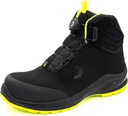 [Safety Jogger] ] Work Shoes, Safety Shoes, Dial-Type Safety Shoes, ISO Standard, Anti-Slip, Anti-Treading, Electrostatic, High Cut, MODULO MID, Men's