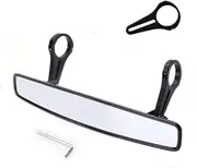 Okiyakusama ATV Rear View Mirror UTV Race Rearview Mirror Car Mirror Component Roll Bar Mounting for Garage Vehicles Roads, Style B