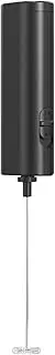 Electric Handheld Milk Frother, Compact, Battery Operated Mini Drink Mixer for Coffee, Cappuccino, Lattes, Frappe, Matcha, Hot Chocolate, Black