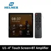 4" Integrated In Wall Bluetooth-Compatible Audio Amplifier Home Stereo Amplifier