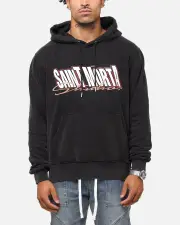 [SAINT MORTA] Saint Morta Studios Boxy Hoodie Vintage Black - Size XS XS Vintage Black