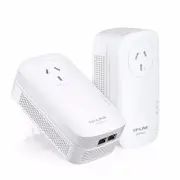 TP-Link TL-PA9020PKIT AV2000 2-Port Gigabit Passthrough Powerline Starter Kit